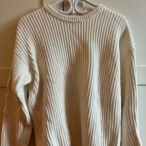 Zara man beige cotton sweater